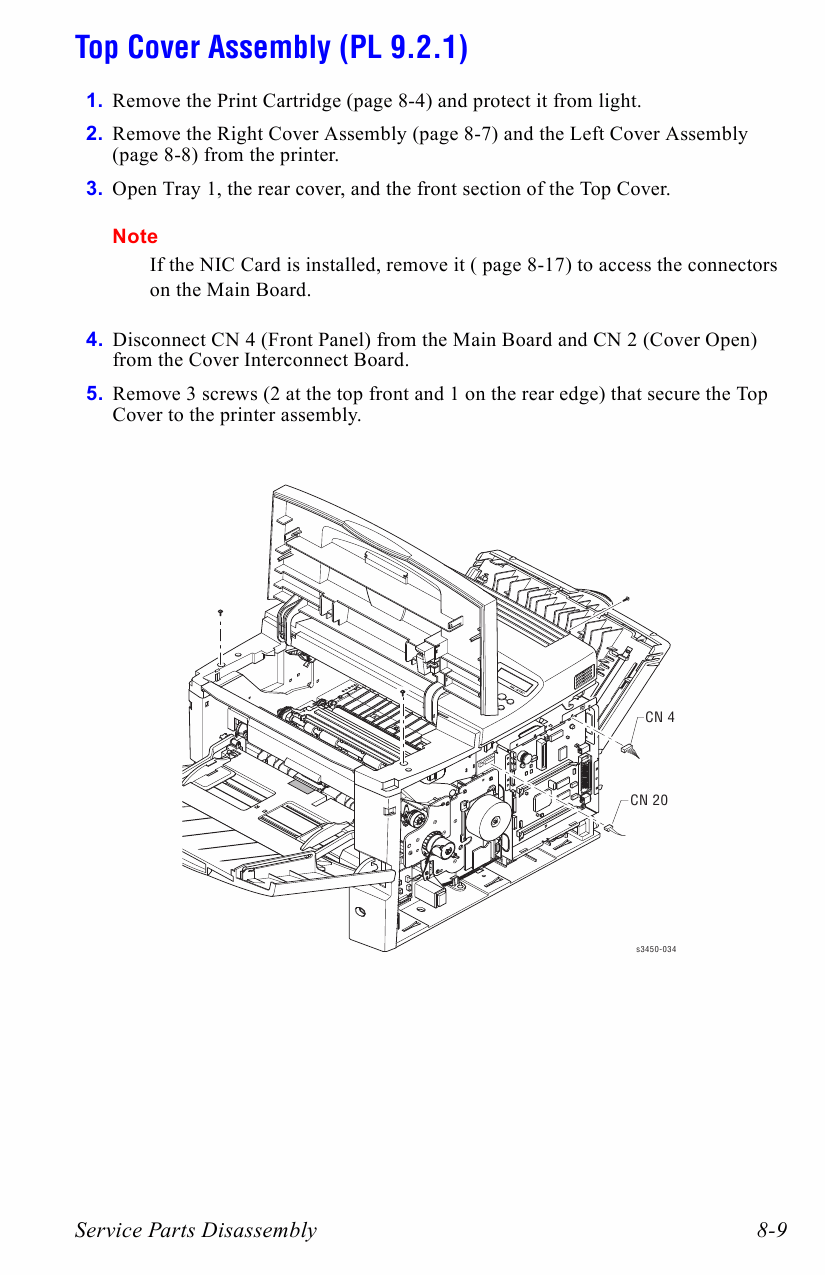Xerox Phaser 3425 Parts List and Service Manual-5
